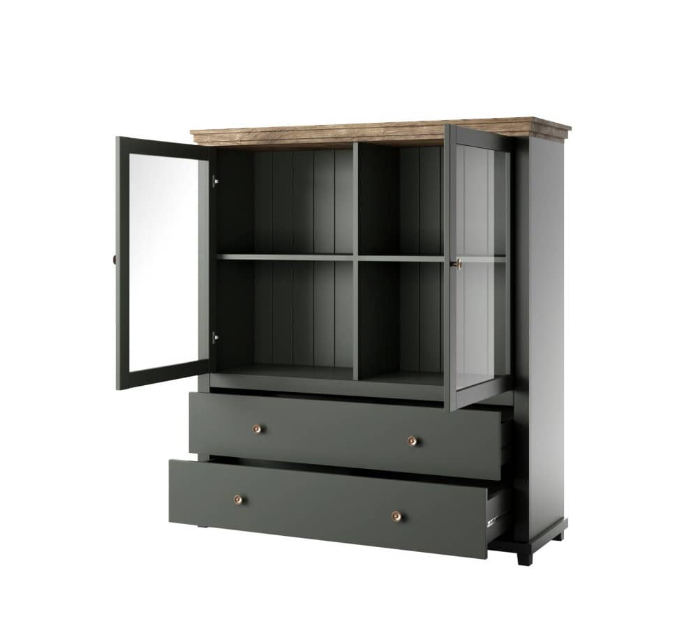 Evora 46 Display Cabinet 126cm Living Room Display Cabinet 