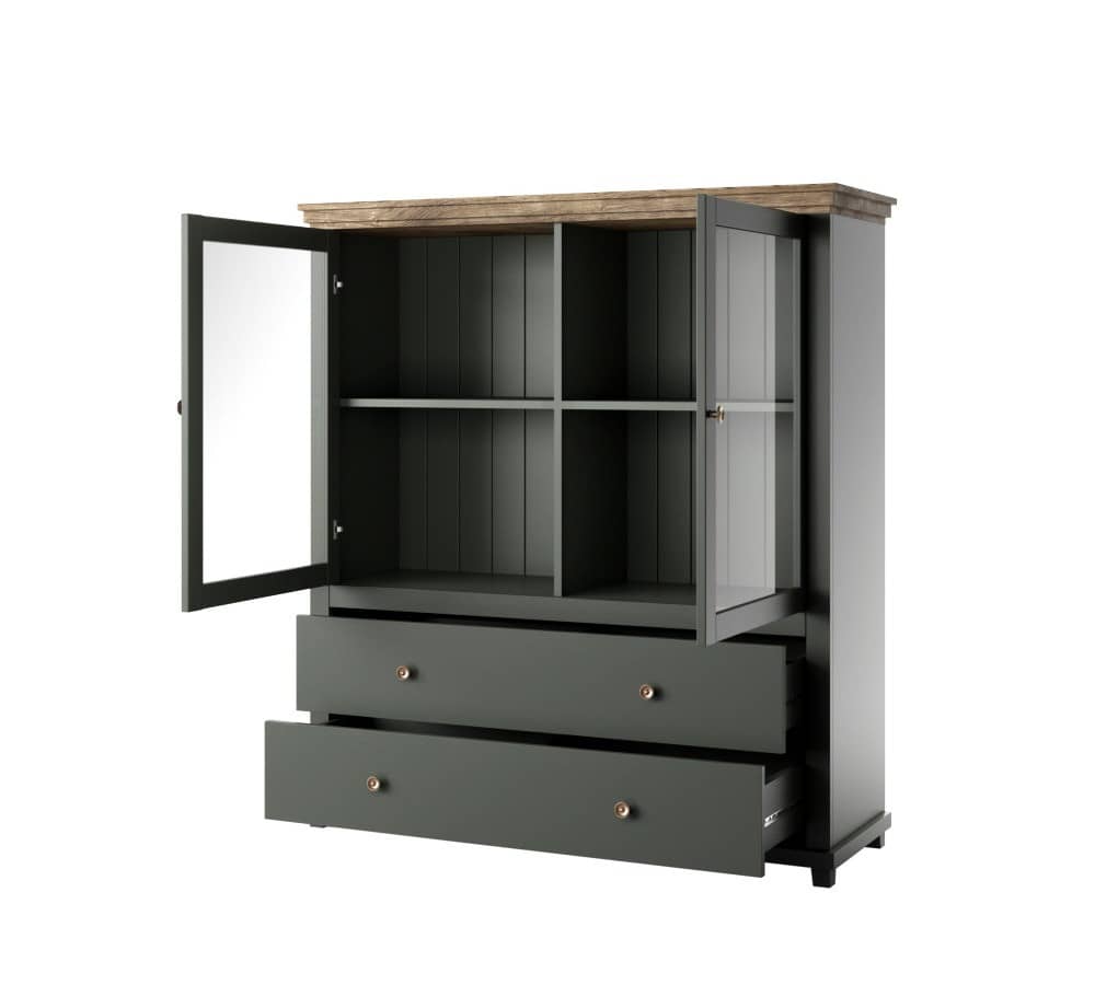 Evora 46 Display Cabinet-Living Room Display Cabinet