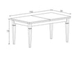 Evora 92 Extendable Table-Dining Table