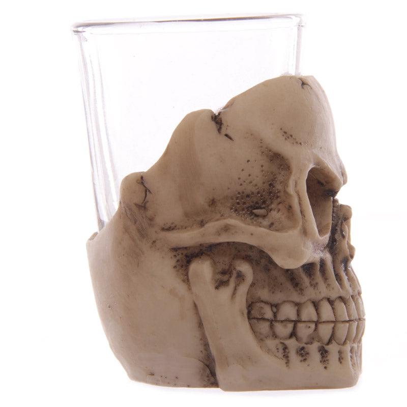 Fantasy Glass and Resin Skull Shot Glasses - £7.99 - 