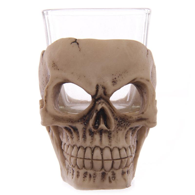 Fantasy Glass and Resin Skull Shot Glasses - £7.99 - 