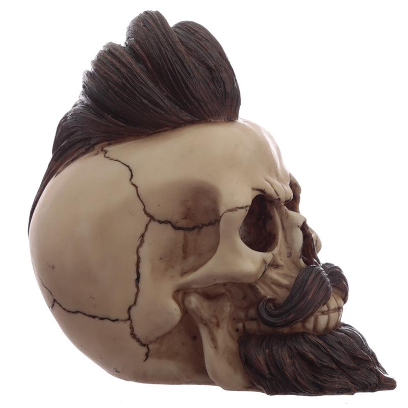 Fantasy Hipster Mohican Skull Ornament-