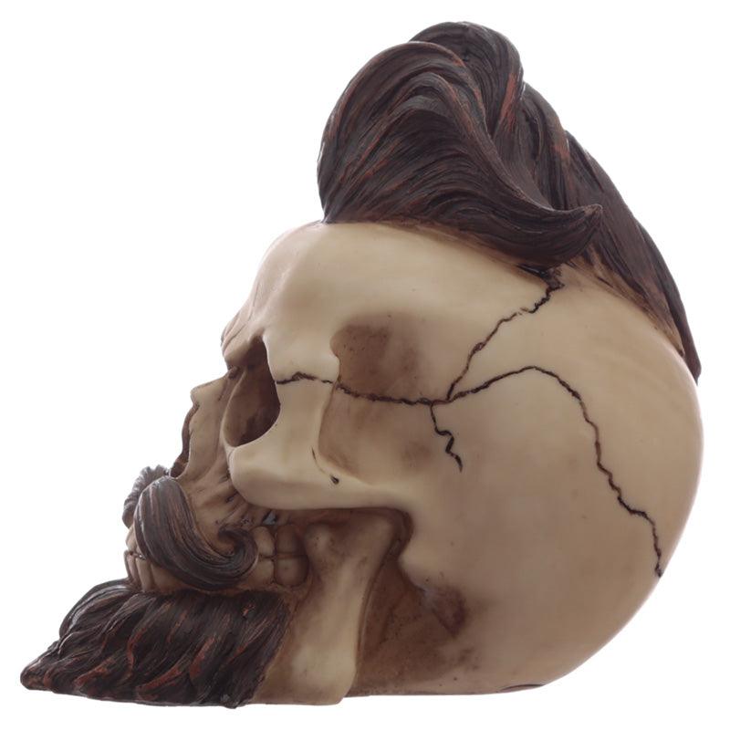 Fantasy Hipster Mohican Skull Ornament-