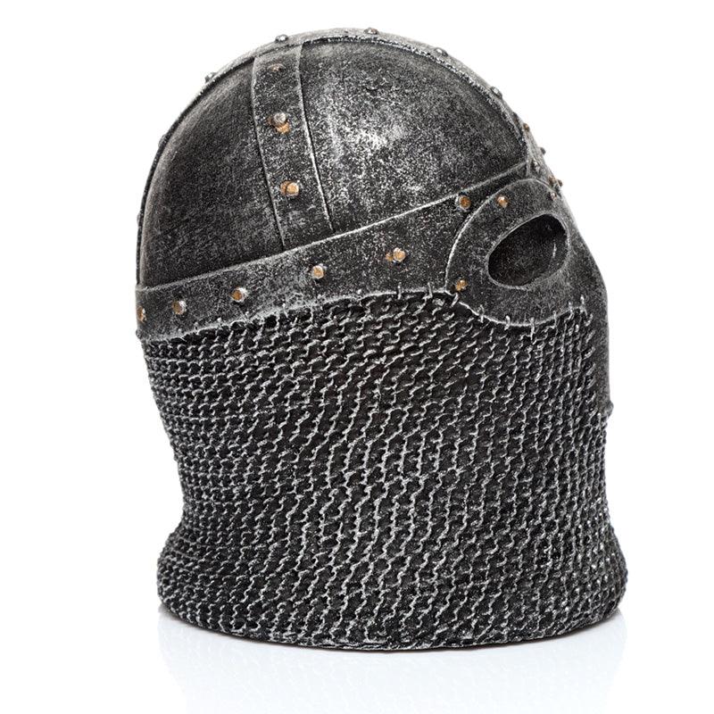 Fantasy Knight Ornament - Chain Mail Helmet Knight-