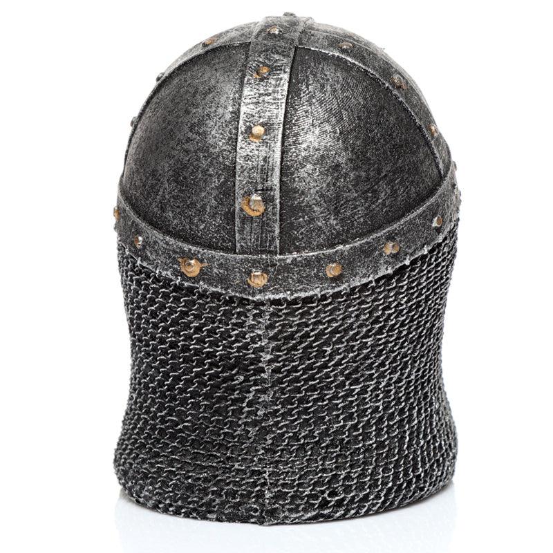 Fantasy Knight Ornament - Chain Mail Helmet Knight-