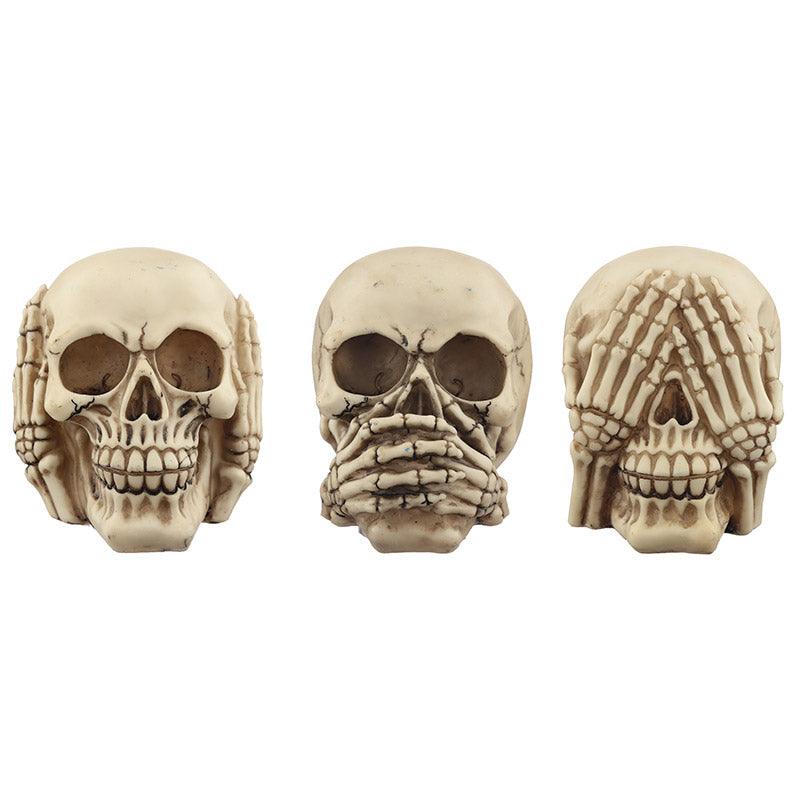 Fantasy Skull Set - See No Evil, Speak No Evil, Hear No Evil - £35.49 - 