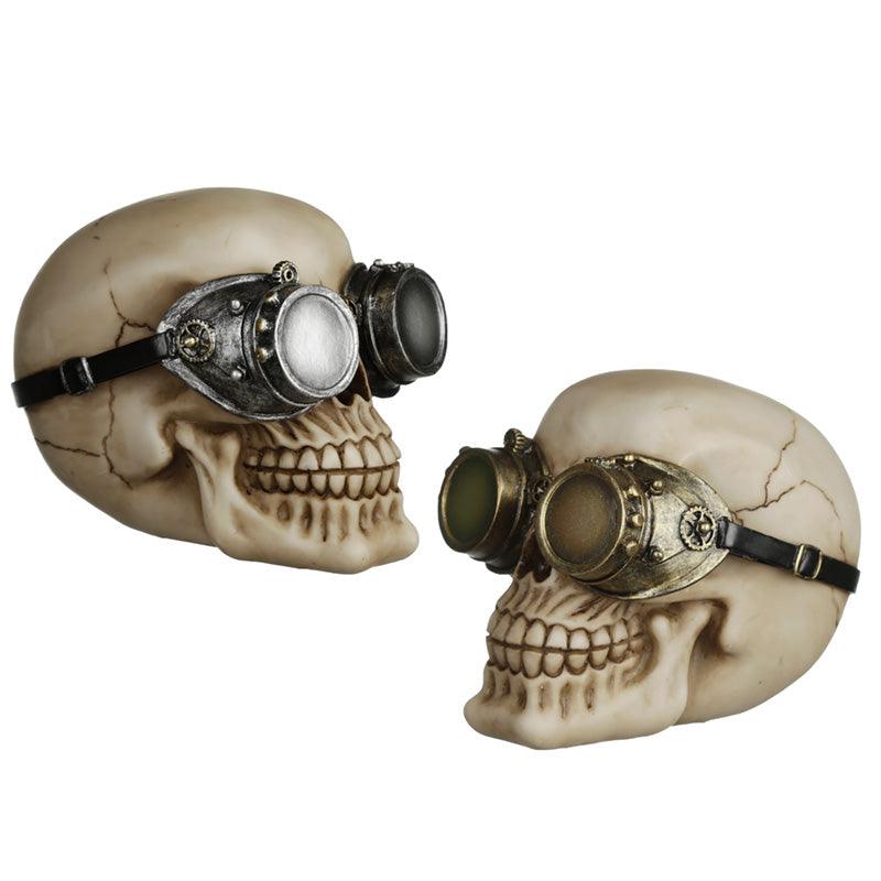 Fantasy Steampunk Skull Ornament - Goggles - £12.99 - 