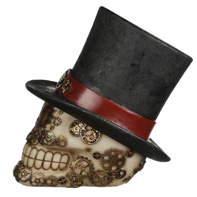 Fantasy Steampunk Skull Ornament - Top Hat - £19.99 - 