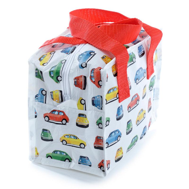 Fiat 500 Zip Up Recycled Plastic Reusable Lunch Bag-