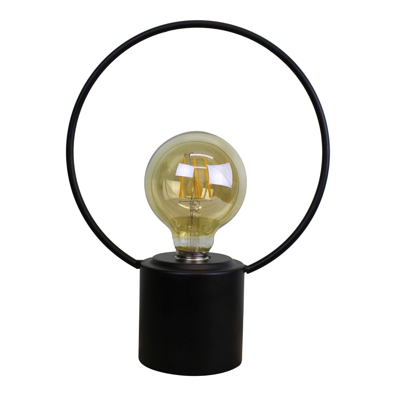 Free Standing Round Wire Lamp-LED Lighting