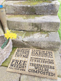 Free Weeds Potting Shed Doormat - £19.99 - 