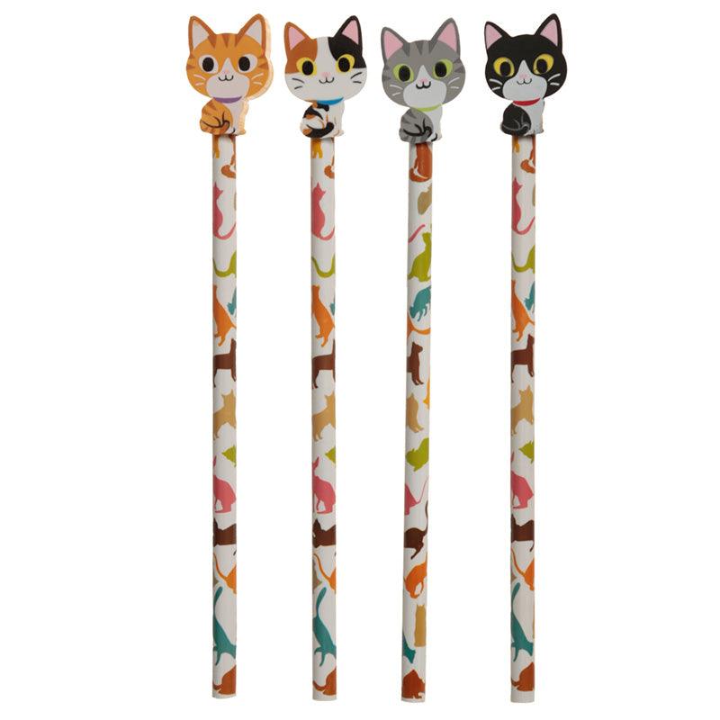 Fun Cat Pencil and Eraser Set - £5.0 - 