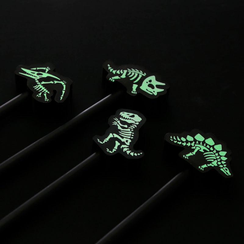 Fun Dinosaur Pencil and Glow in the Dark Eraser Set - £6.0 - 