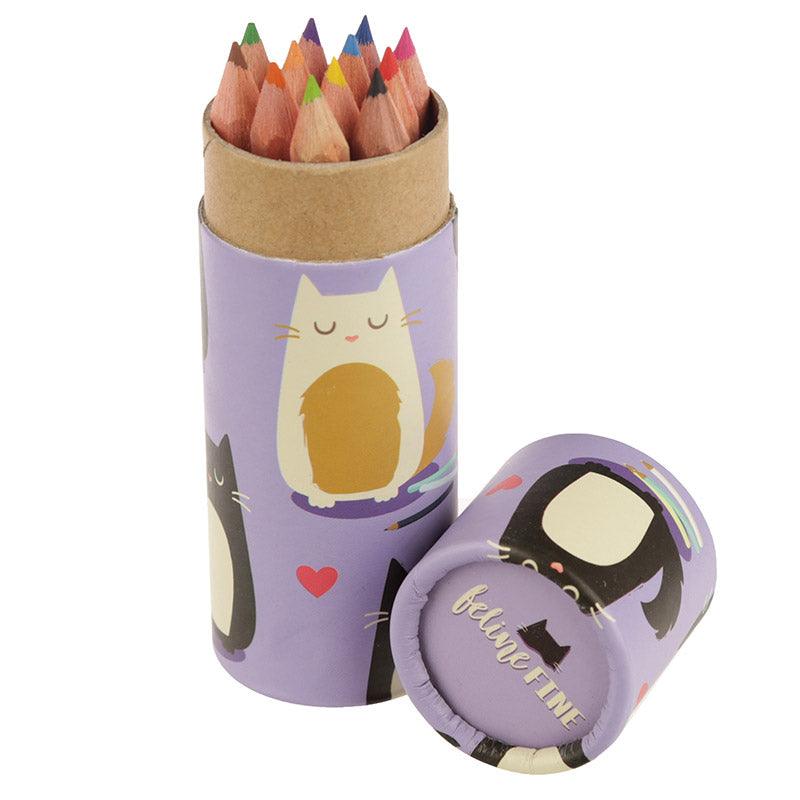 Fun Kids Colouring Pencil Tube - Cat Design - £6.0 - 