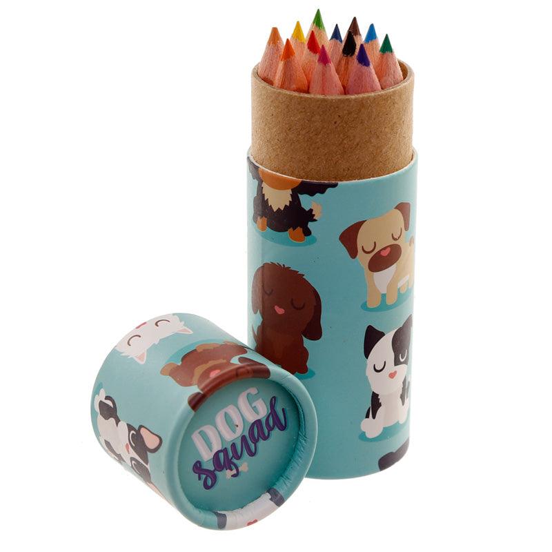 Fun Kids Colouring Pencil Tube - Dog Squad - £6.0 - 