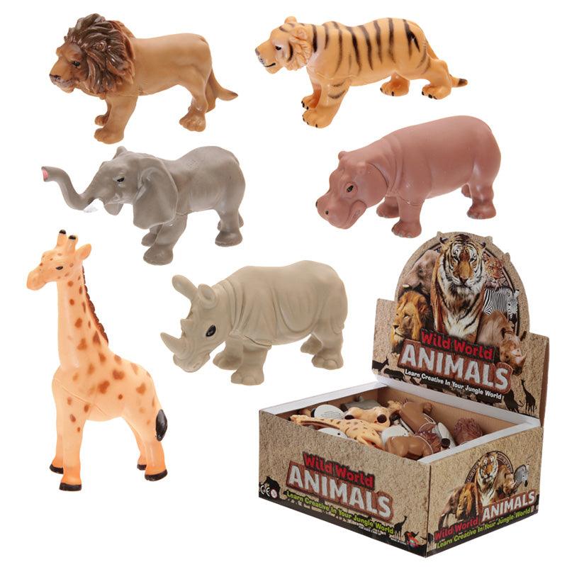 Fun Kids Squeezy PVC Safari Toy - £6.0 - 