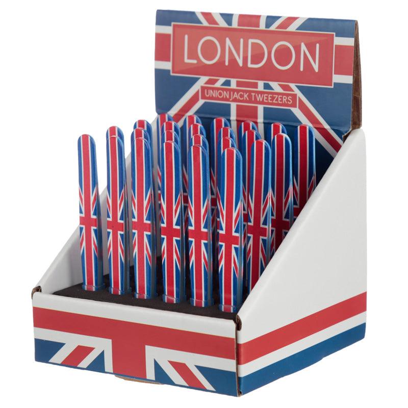 Fun Novelty Union Flag Metal Tweezers-