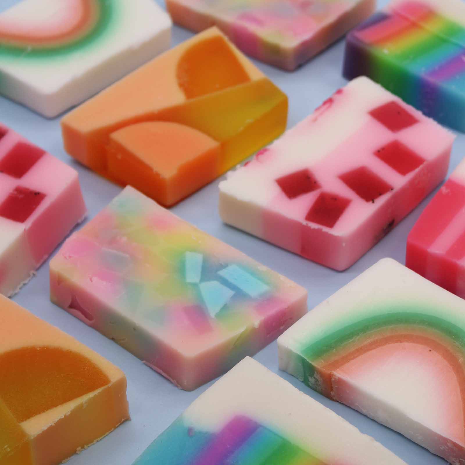 Funky Soap Loaf - Rainbow-