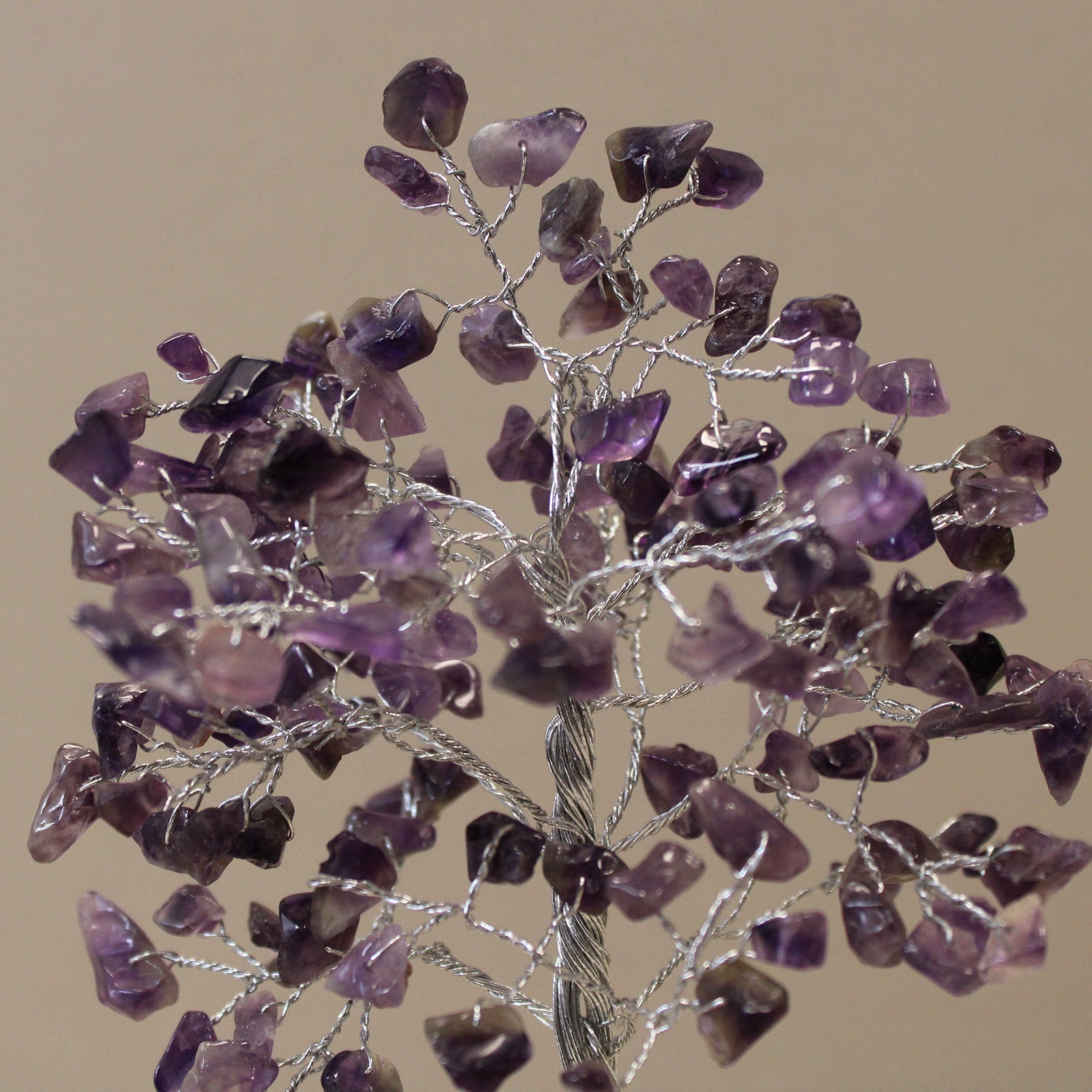 Gemstone Tree with Organite Base - 160 Stone - Amethyst-