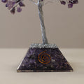 Gemstone Tree with Organite Base - 160 Stone - Amethyst-