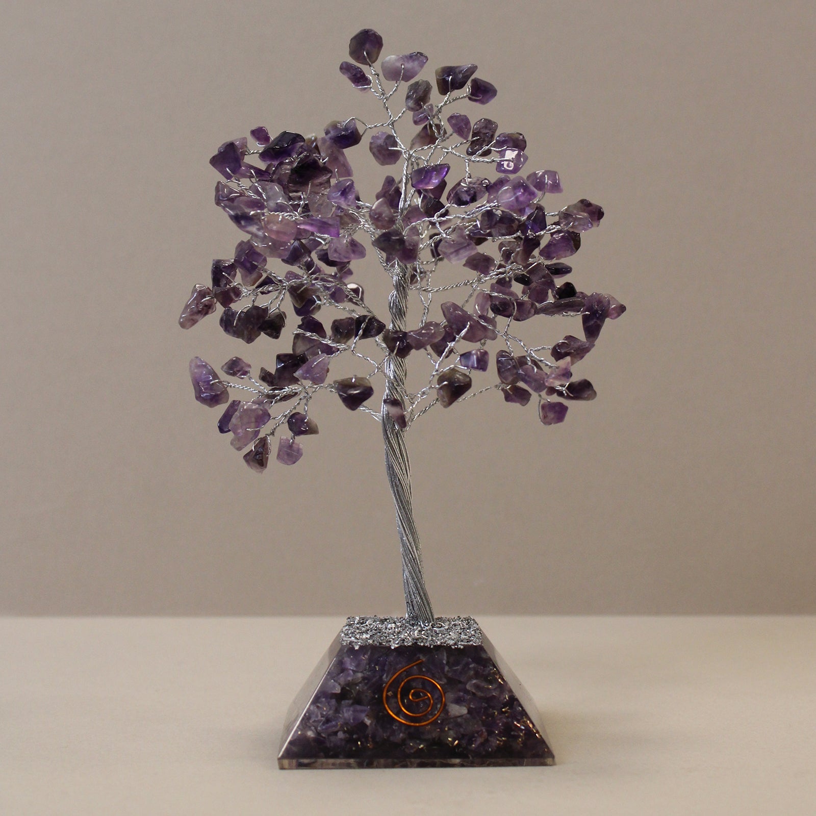 Gemstone Tree with Organite Base - 160 Stone - Amethyst - £38.0 - 