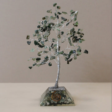 Gemstone Tree with Organite Base - 160 Stone - Moss Agate - £38.0 - 