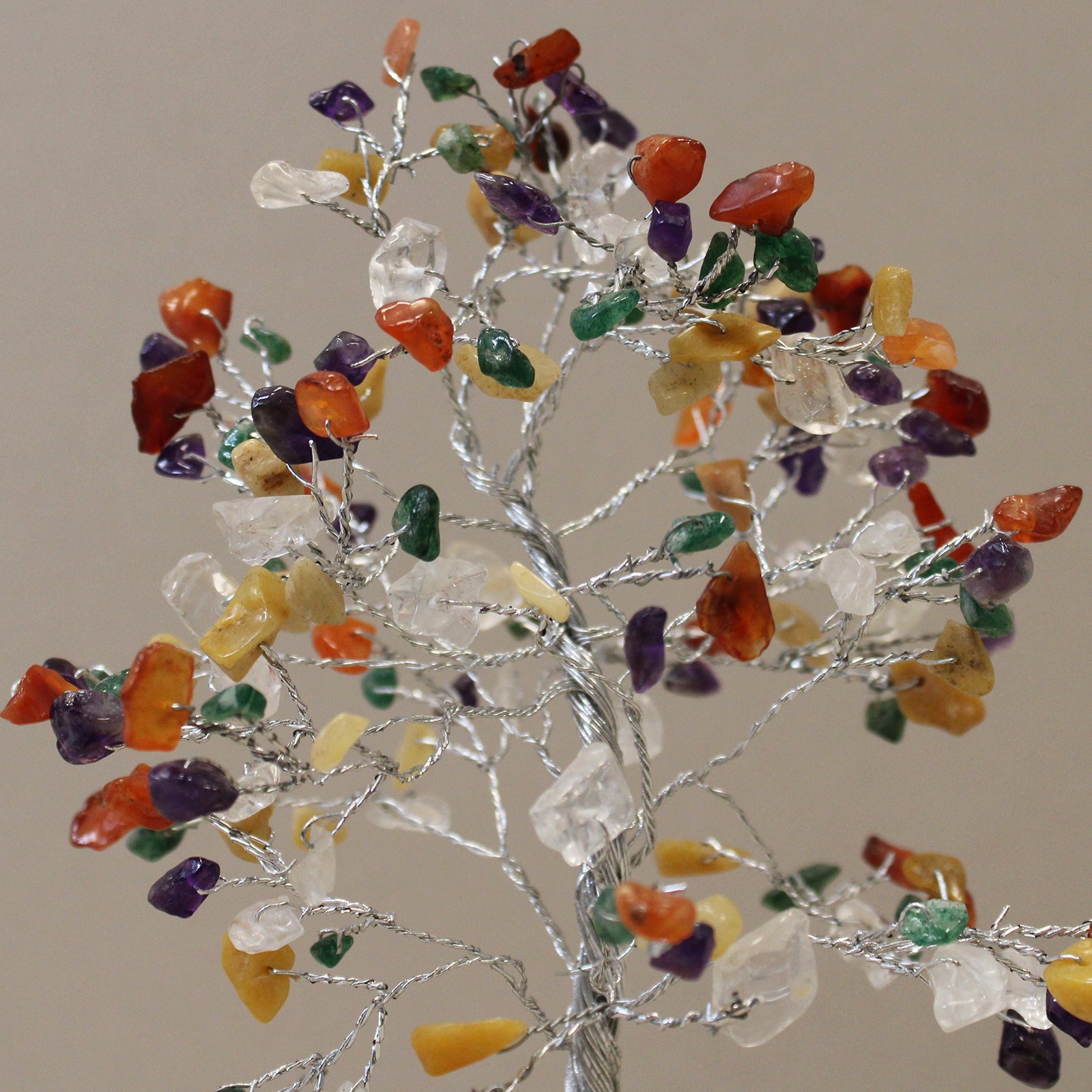 Gemstone Tree with Organite Base - 160 Stone - Multi-