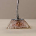 Gemstone Tree with Organite Base - 160 Stone - Rose Quartz-