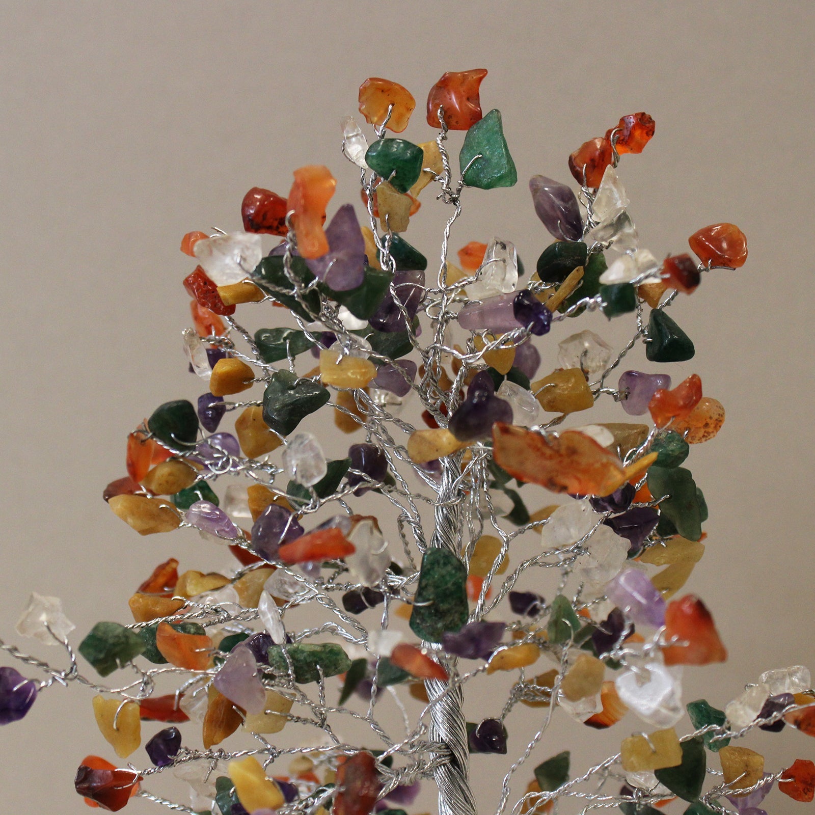 Gemstone Tree with Organite Base - 320 Stone - Multi-