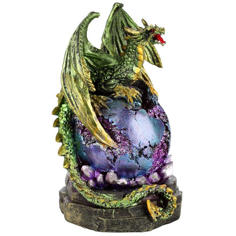 Geode LED Dark Legends Dragon Figurine-