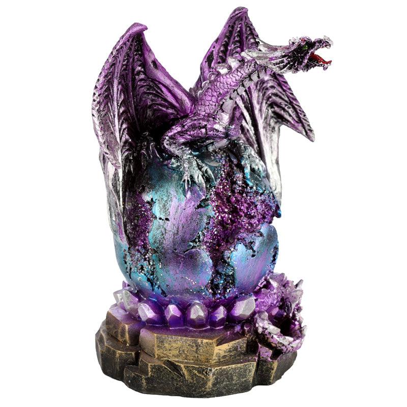 Geode LED Dark Legends Dragon Figurine-