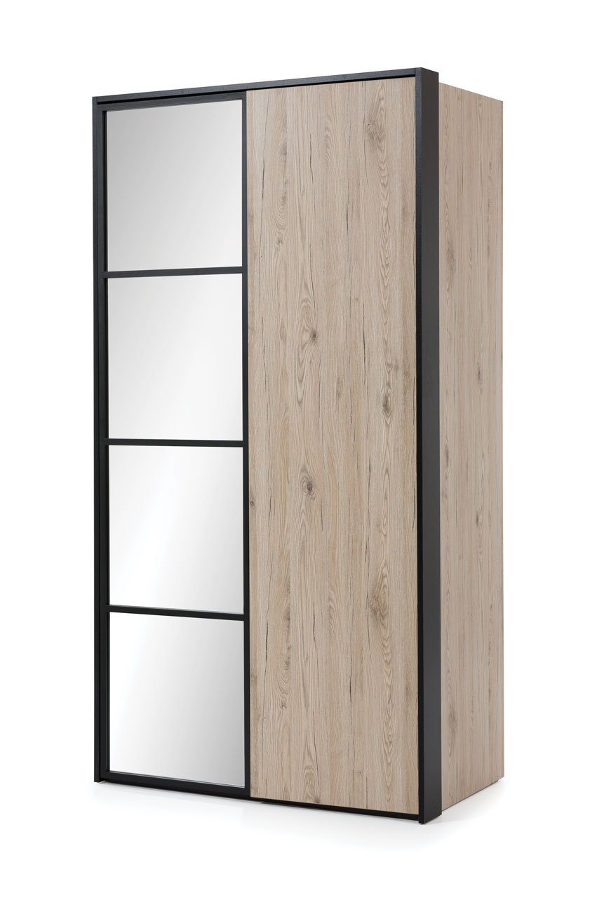 Glass Loft 2 Door Wardrobe 109cm - £507.6 - Hinged Door Wardrobe 