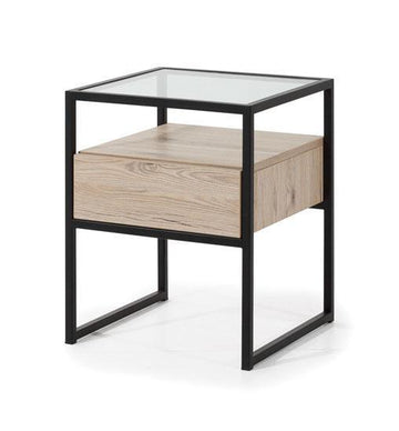 Glass Loft Bedside Cabinet - £151.2 - Bedside Cabinet 