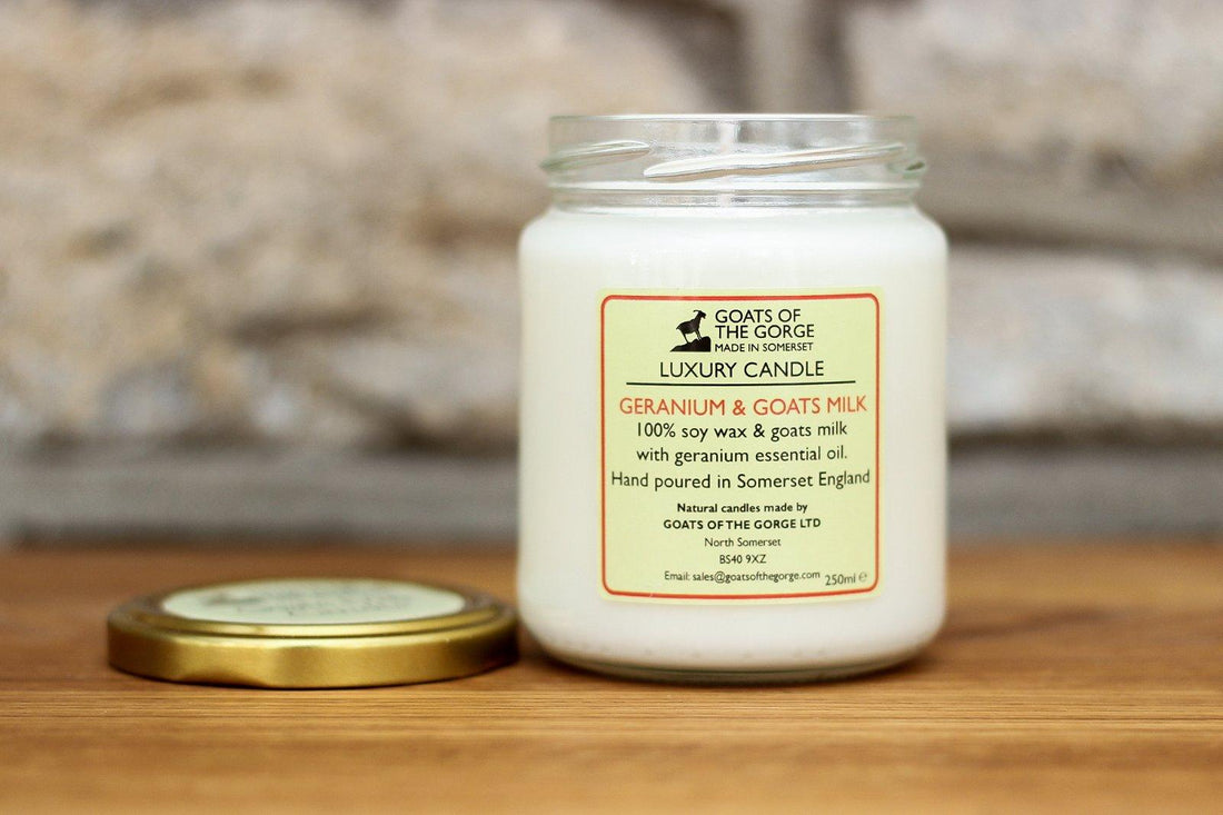 Goats Milk Geranium Candle - £18.99 - Candles 