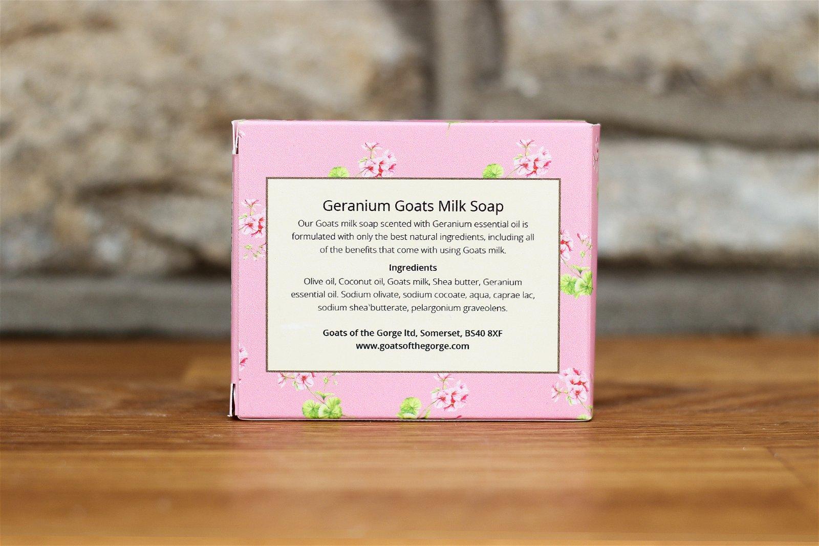 Goats Milk Soap Geranium-Soaps & Shampoo