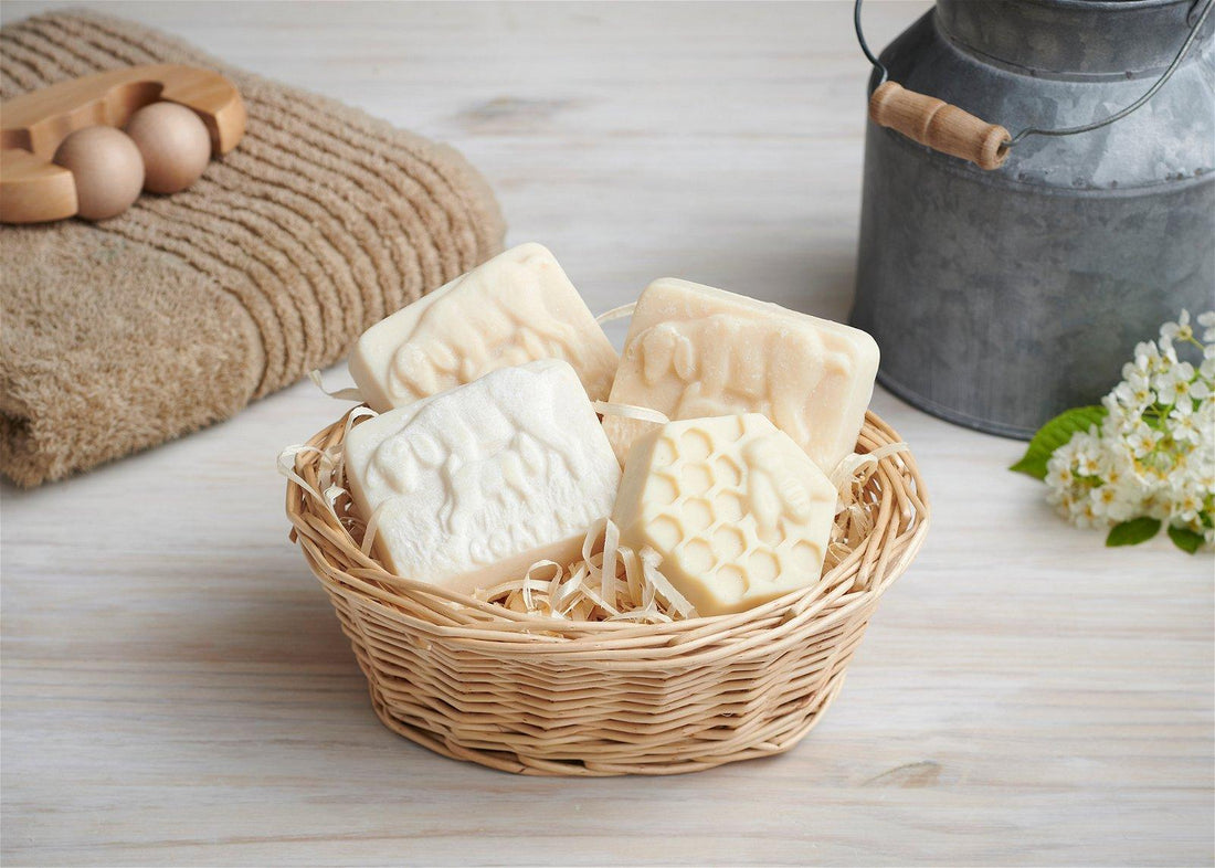 Goats Milk Soap Gift Basket - £22.99 - Soaps & Shampoo 