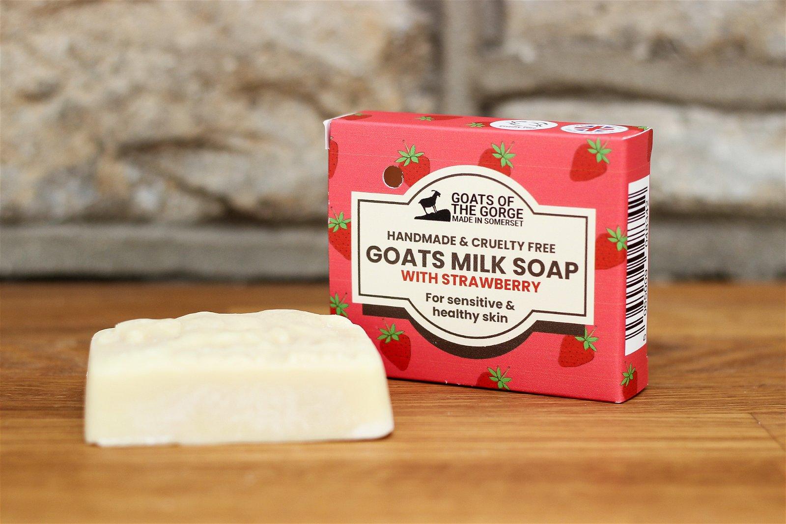 Goats Milk Soap Strawberry-Soaps & Shampoo