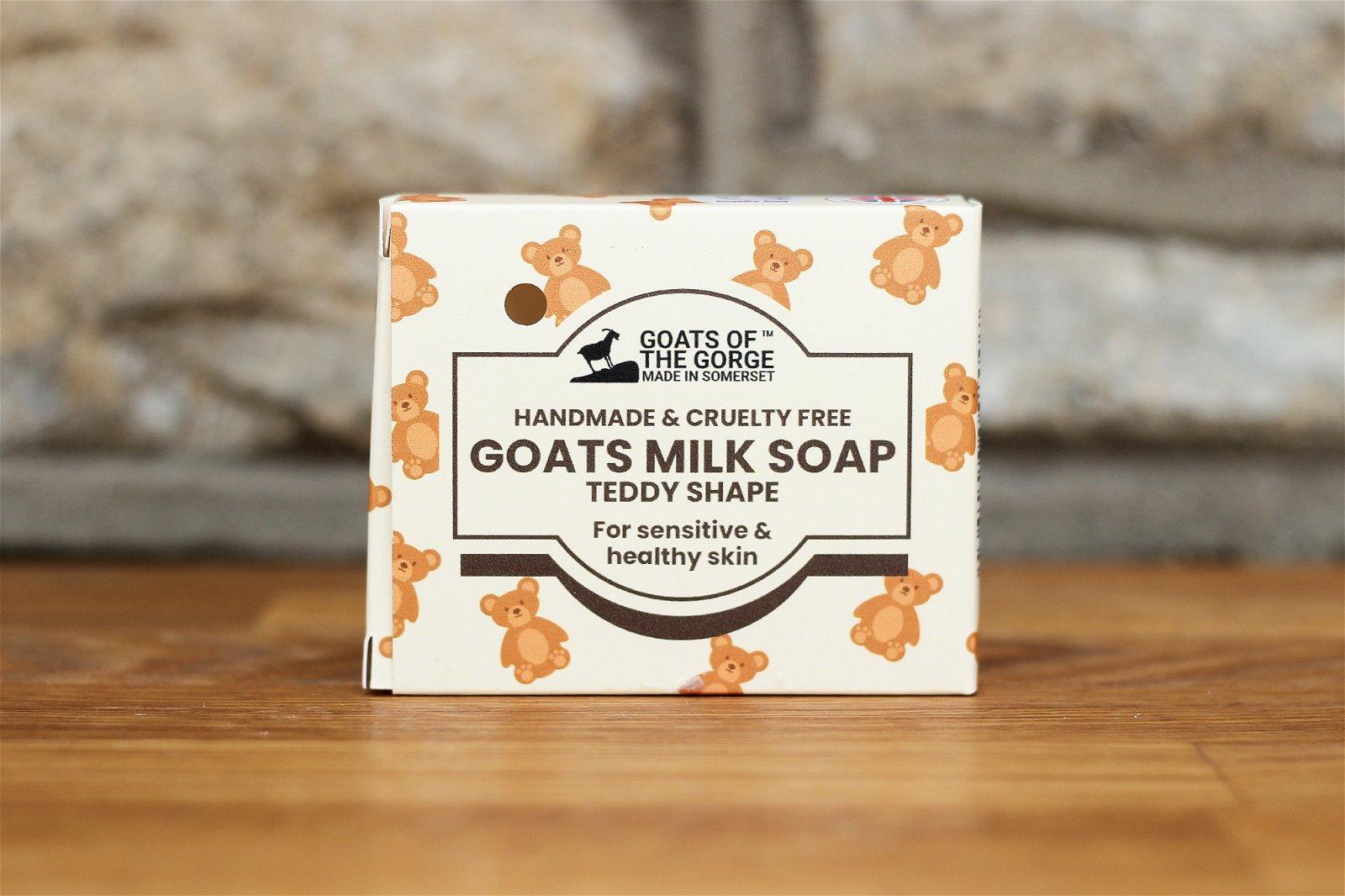 Goats Milk Soap Teddy Shape-Soaps & Shampoo