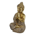 Gold Sitting Buddha Ornament, Praying, 19cm - £20.99 - Figurines & Statues 