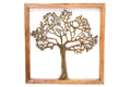 Gold Tree Of Life In Wooden Frame-