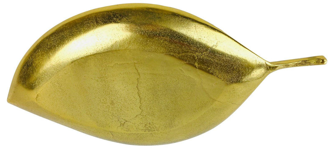 Golden Deco Leaf 44cm - £33.99 - Ornaments 