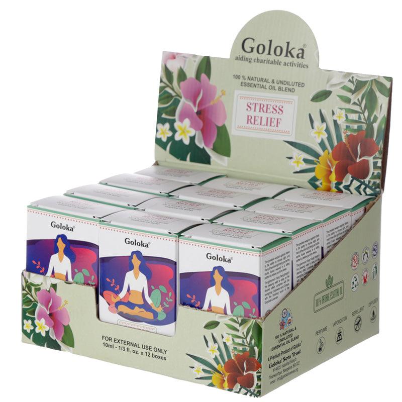 Goloka Blends Essential Oil 10ml - Stress Relief-