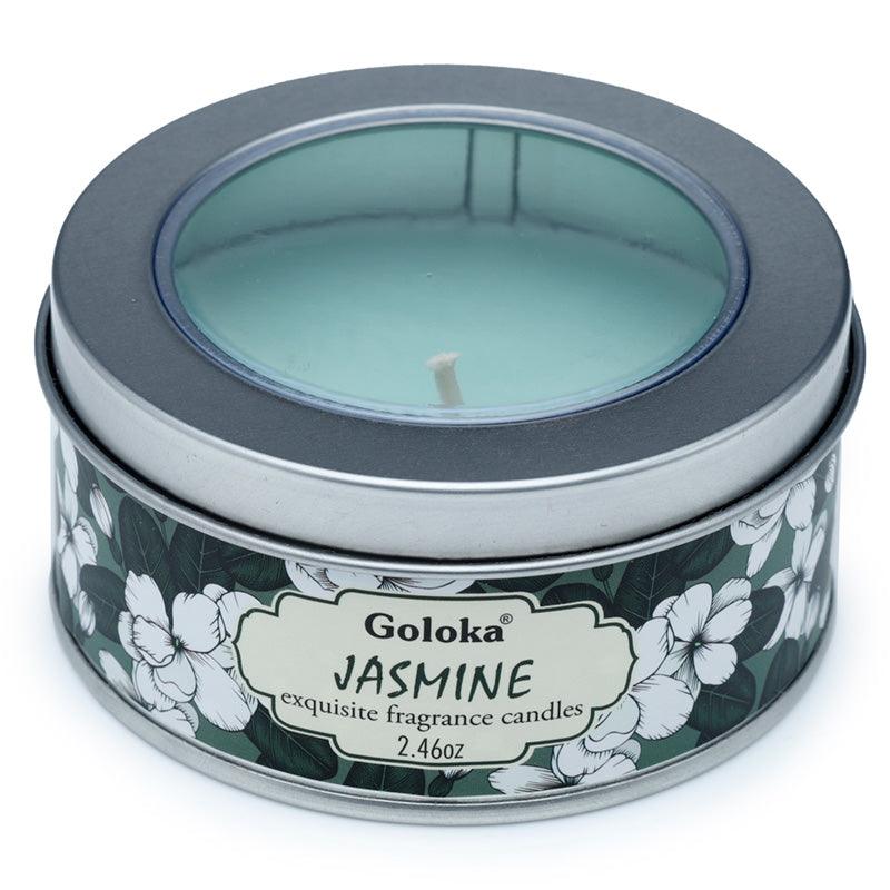 Goloka Wax Candle Tin - Jasmine - £7.99 - 