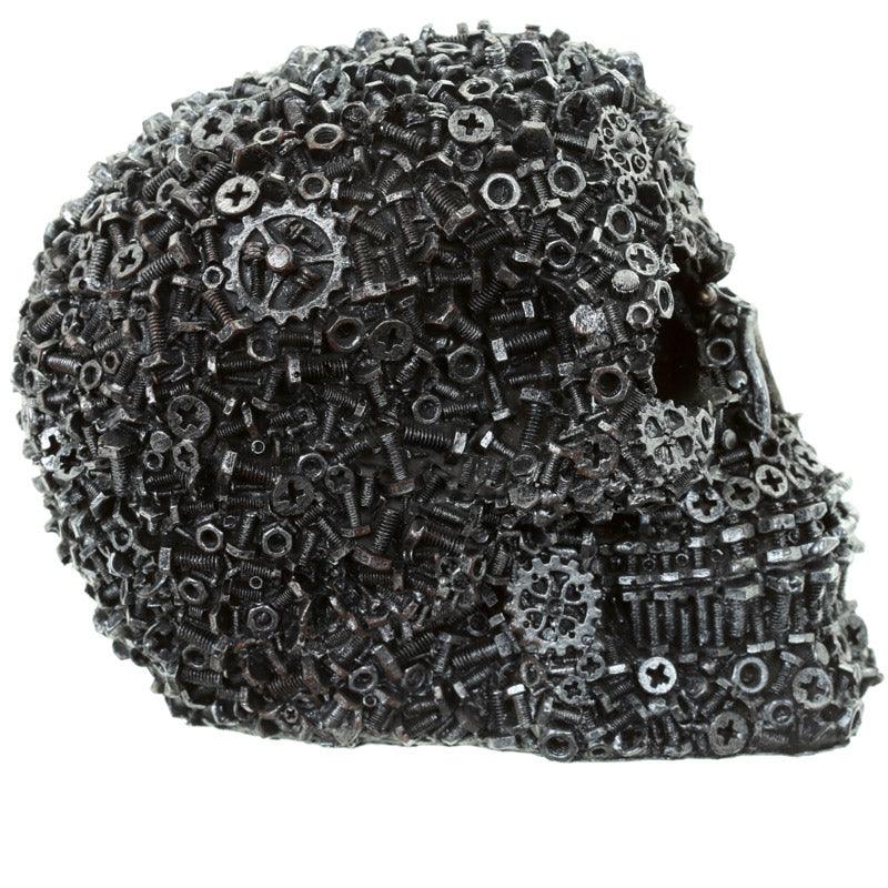 Gothic Collectable Nuts and Bolts Skull Decoration-