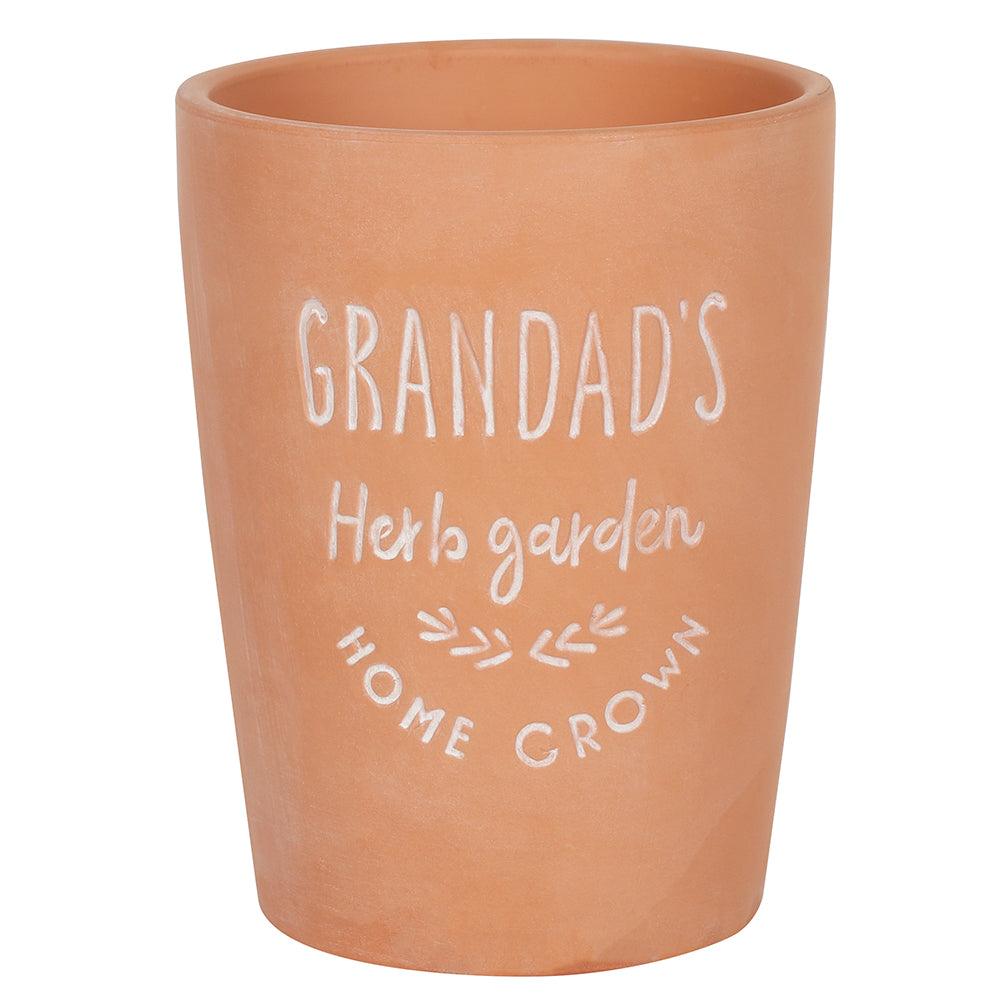 Grandad's Garden Terracotta Plant Pot - £10.99 - Plant Pots 