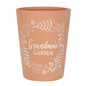 Grandma's Garden Terracotta Plant Pot - £12.99 - Plant Pots 