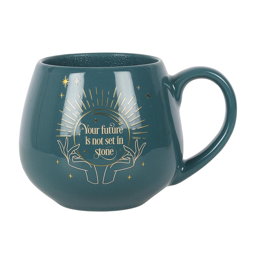 Green Fortune Teller Colour Changing Mug-Mugs Cups