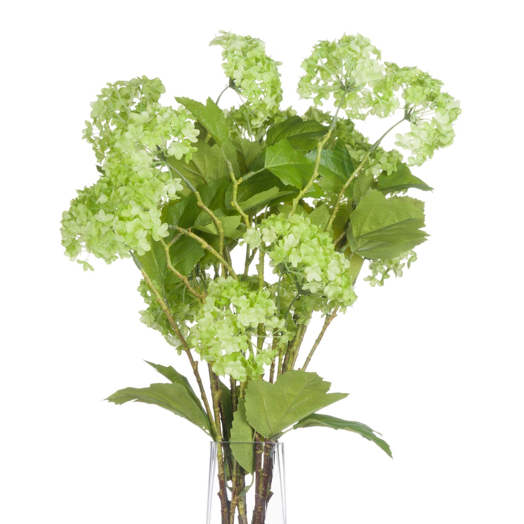 Green Viburnum Spray-Artificial Flowers