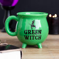 Green Witch Cauldron Mug-Mugs Cups