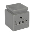 Grey Family Cut Out Oil Burner - £11.99 - Oil Burners 